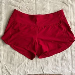 LULULEMON red running shorts - 8